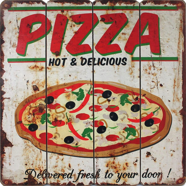 Pizza - Hot and Delicous 20x20